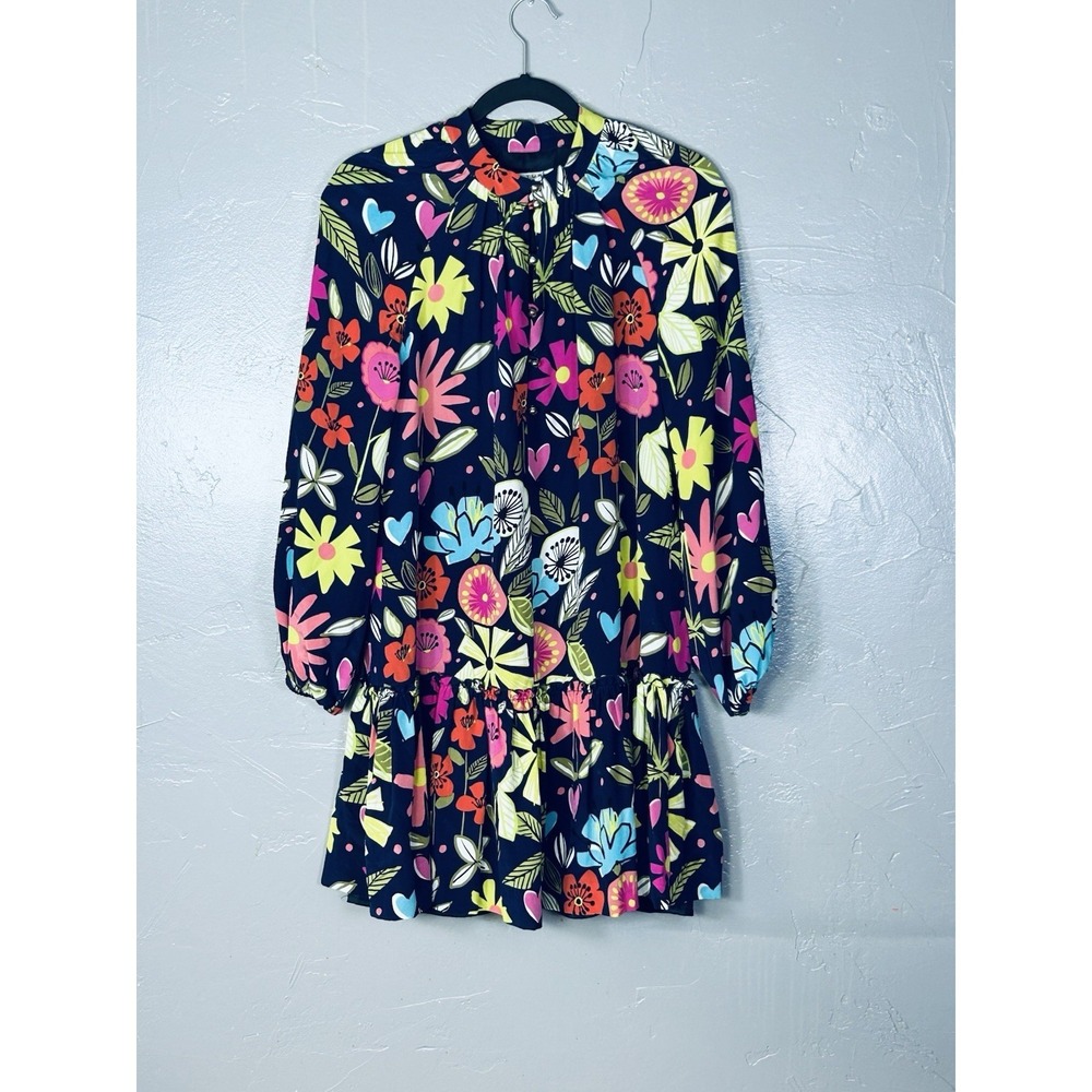 Trina Turk multicolor floral Knee Length Dress No Size Fits Like Xs